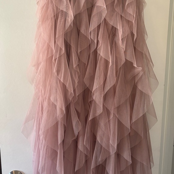 Soho Apparel Blush Layered Tulle Skirt - Picture 6 of 6